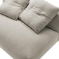 Solace Modular Upholstered Fabric Armless Loveseat by Modway FredCo