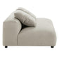 Solace Modular Upholstered Fabric Armless Loveseat by Modway FredCo