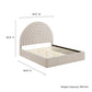 Solana Arched Performance Velvet Full Platform Bed by Modway FredCo