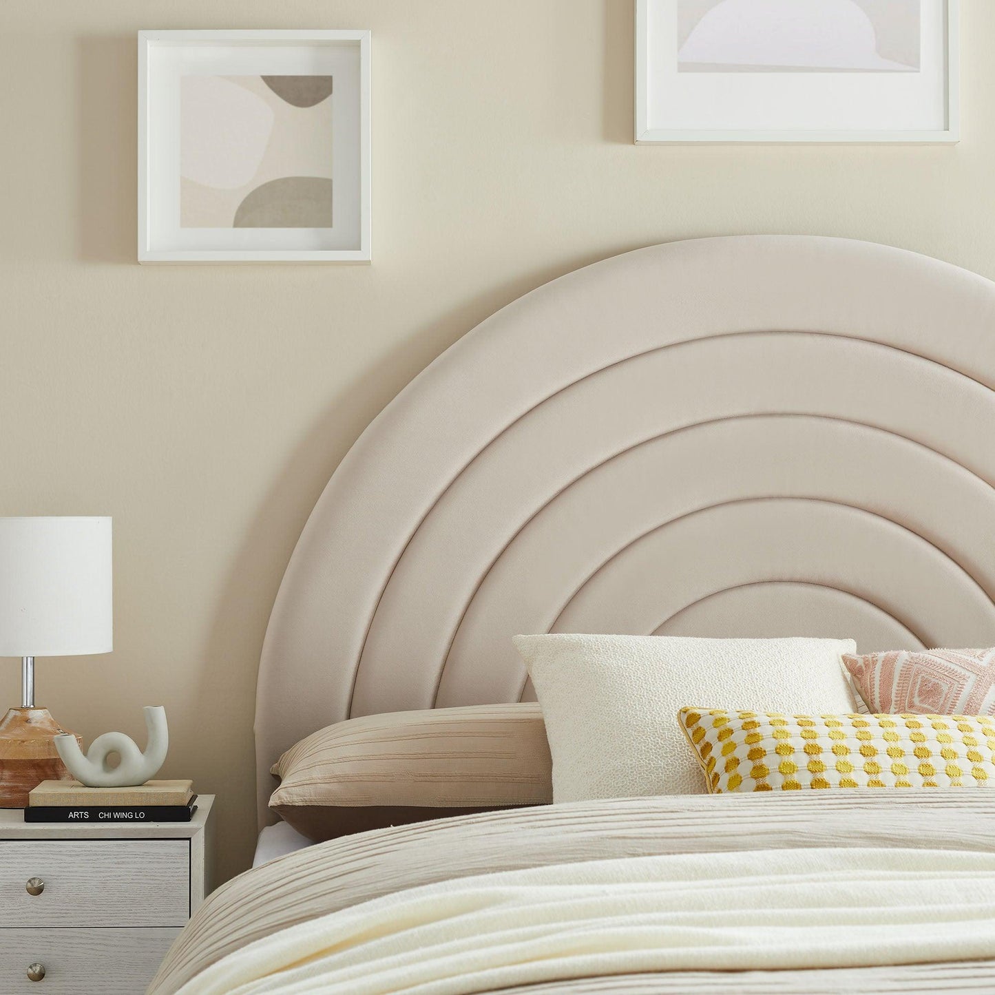 Solana Arched Performance Velvet King Headboard by Modway FredCo