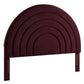 Solana Arched Performance Velvet King Headboard by Modway FredCo