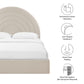 Solana Arched Performance Velvet King Platform Bed by Modway FredCo