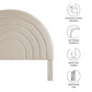 Solana Arched Performance Velvet Queen Headboard by Modway FredCo