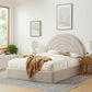 Solana Arched Performance Velvet Queen Platform Bed by Modway FredCo