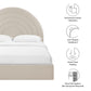 Solana Arched Performance Velvet Queen Platform Bed by Modway FredCo