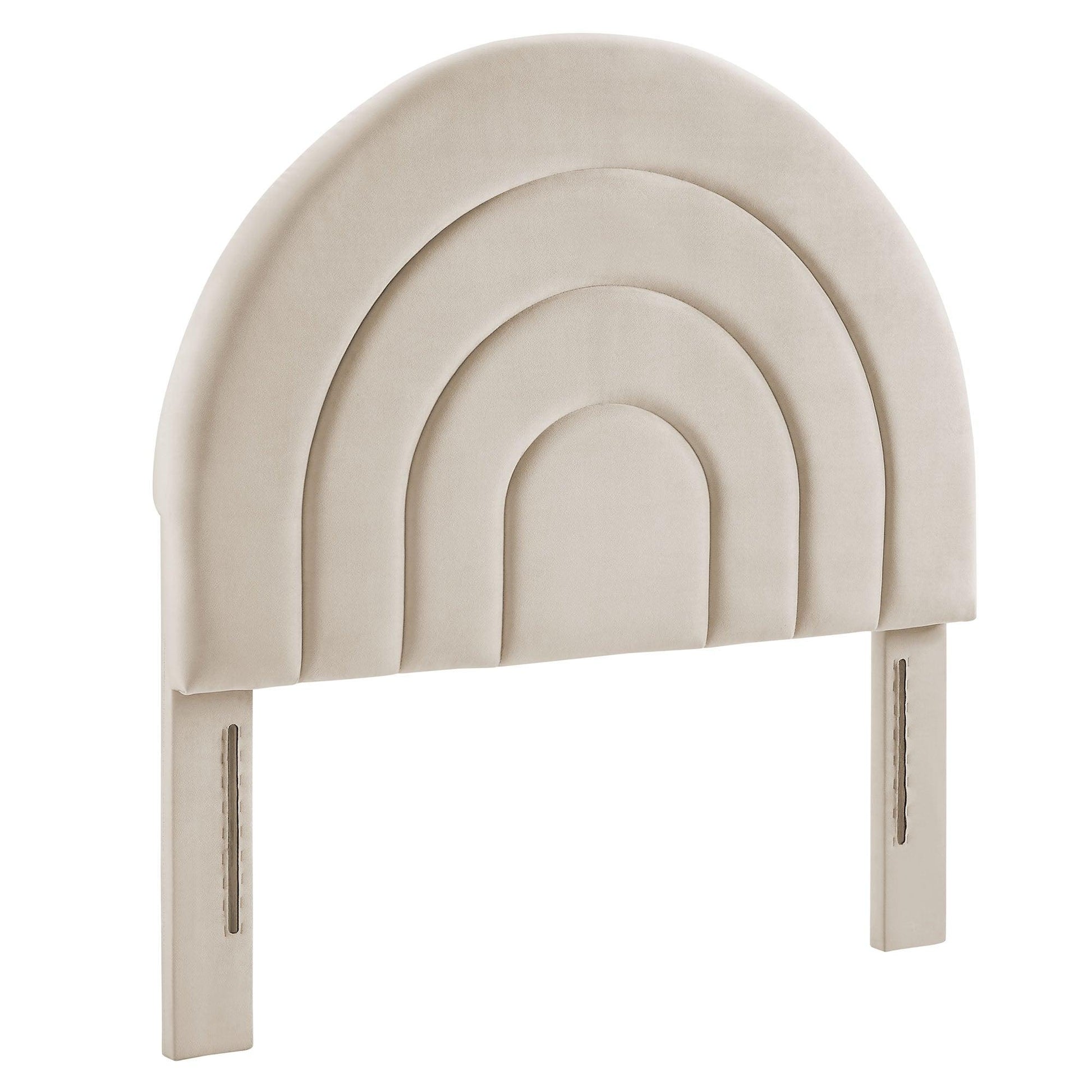 Solana Arched Performance Velvet Twin Headboard by Modway FredCo