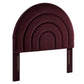 Solana Arched Performance Velvet Twin Headboard by Modway FredCo