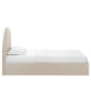 Solana Arched Performance Velvet Twin Platform Bed by Modway FredCo
