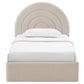 Solana Arched Performance Velvet Twin Platform Bed by Modway FredCo