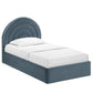 Solana Arched Performance Velvet Twin Platform Bed by Modway FredCo