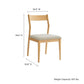 Solara 7-Piece Wood Dining Set with Fabric Upholstered Side Chairs by Modway FredCo