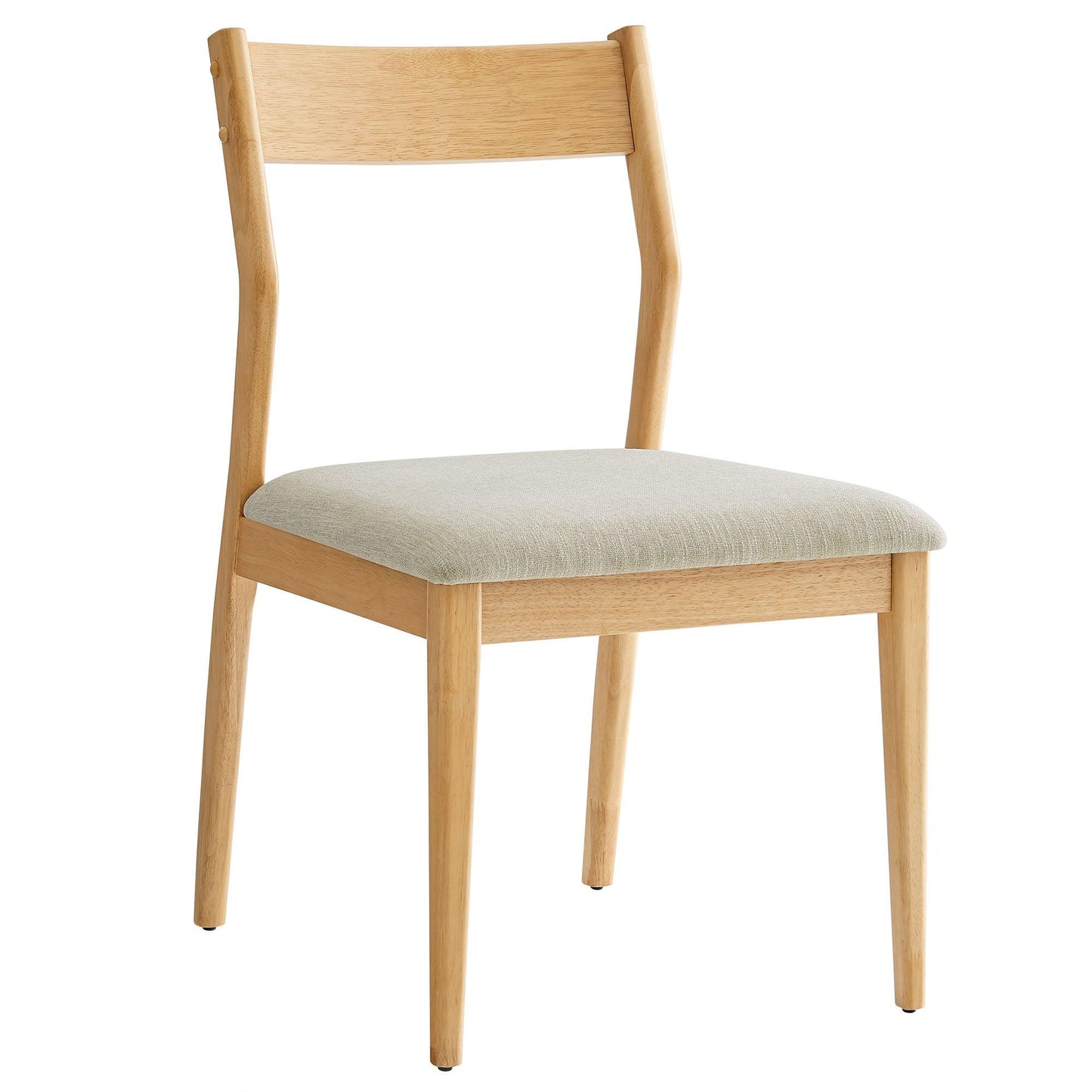 Solara 7-Piece Wood Dining Set with Fabric Upholstered Side Chairs by Modway FredCo