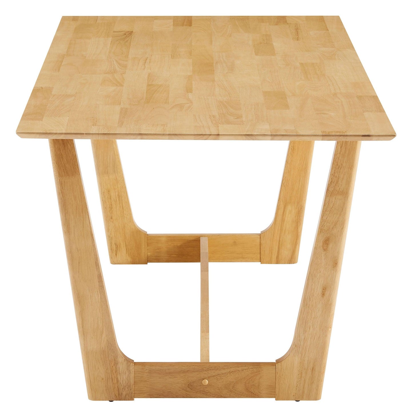Solara 7-Piece Wood Dining Set with Fabric Upholstered Side Chairs by Modway FredCo