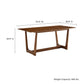 Solara 7-Piece Wood Dining Set with Vegan Leather Side Chairs by Modway FredCo