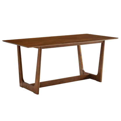 Solara 71" Rectangle Wood Dining Table by Modway FredCo