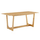 Solara 71" Rectangle Wood Dining Table by Modway FredCo