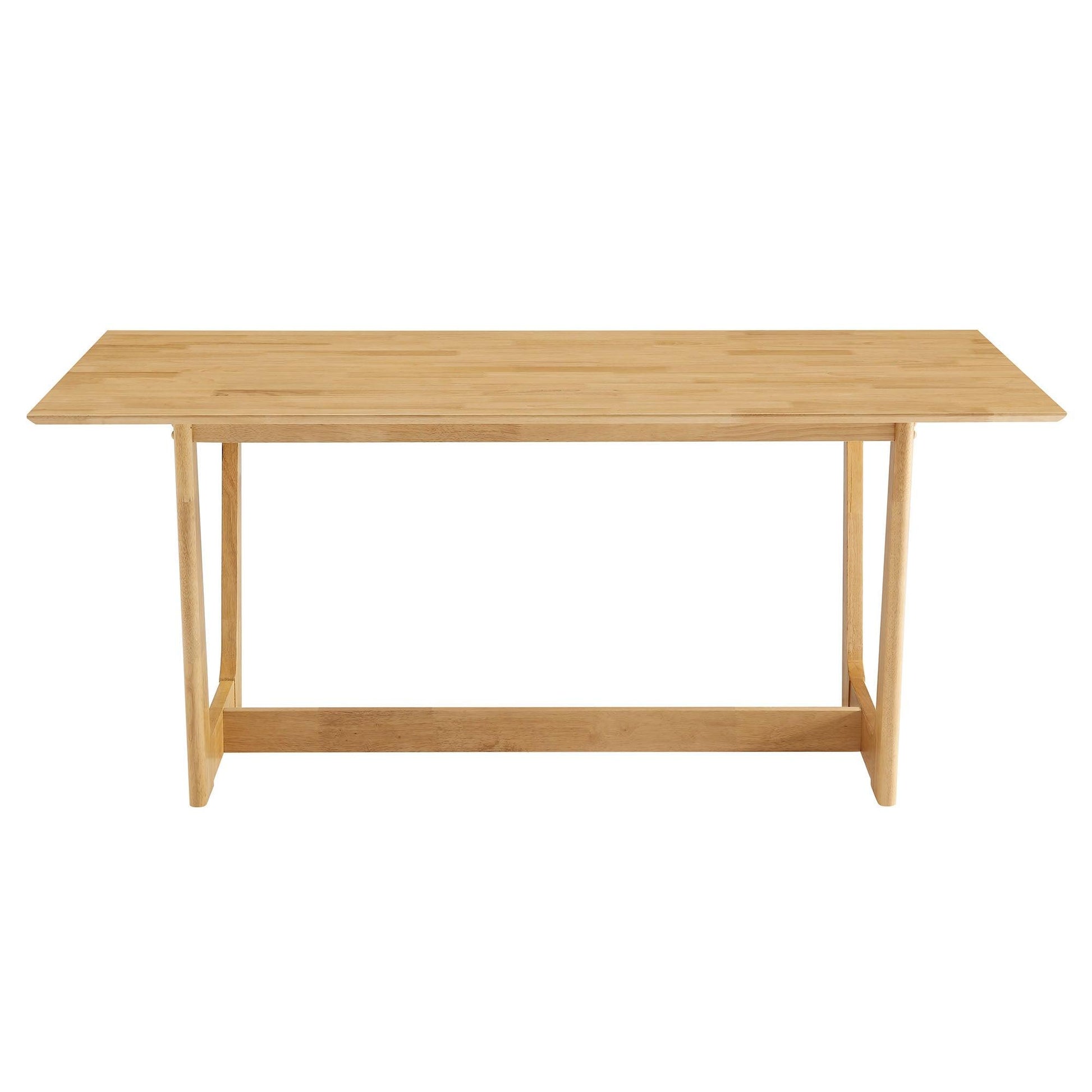 Solara 71" Rectangle Wood Dining Table by Modway FredCo