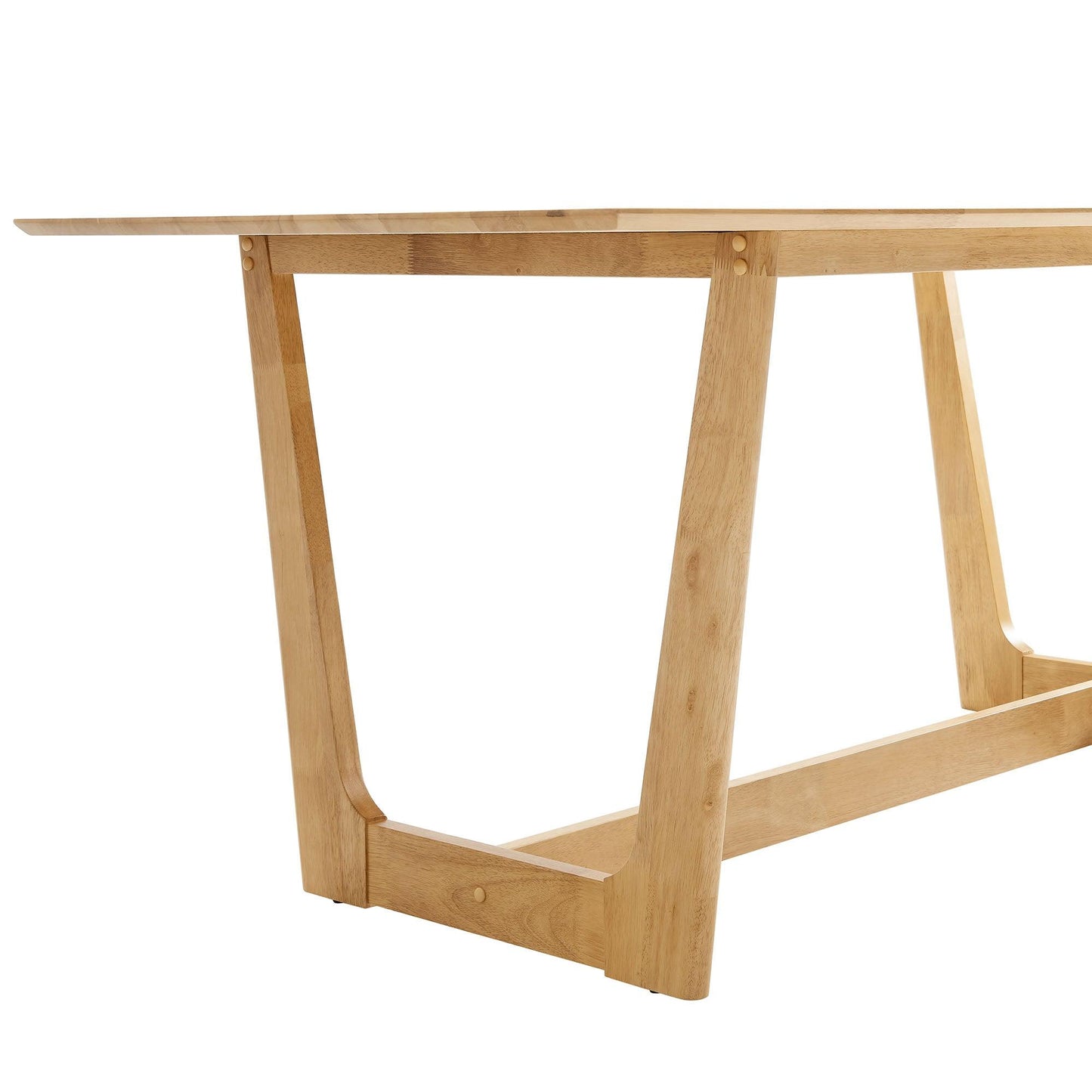 Solara 71" Rectangle Wood Dining Table by Modway FredCo