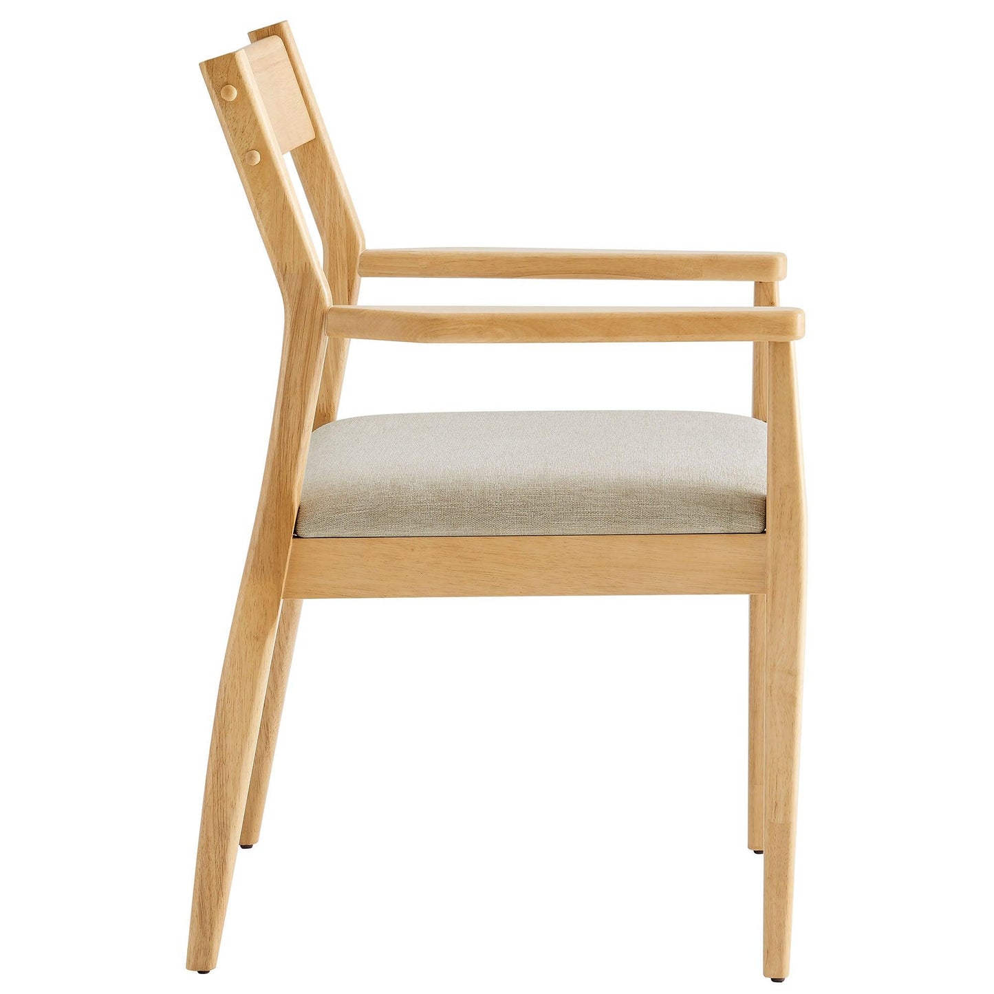 Solara Fabric Wood Dining Armchairs Set of 2 by Modway FredCo