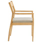 Solara Fabric Wood Dining Armchairs Set of 2 by Modway FredCo