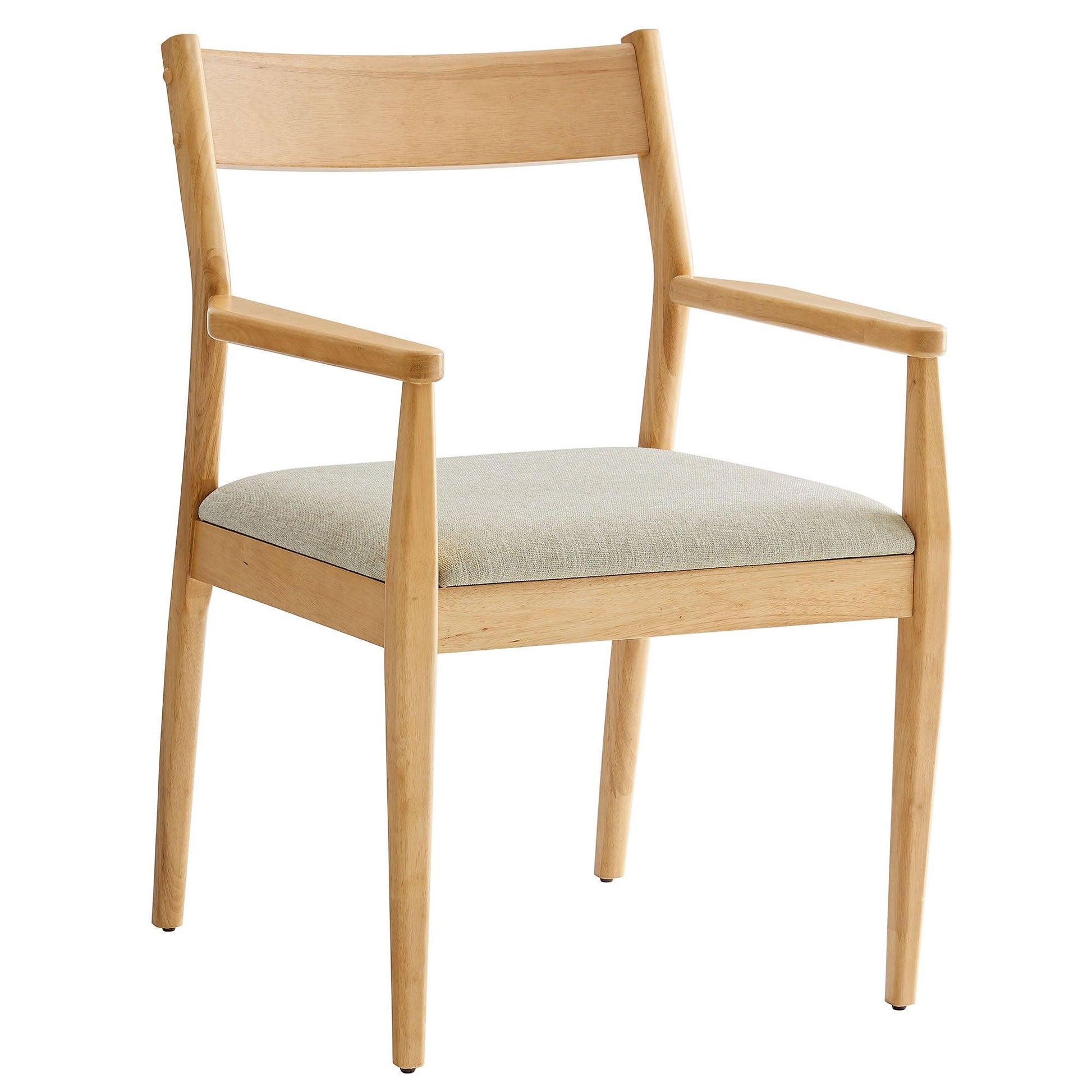 Solara Fabric Wood Dining Armchairs Set of 2 by Modway FredCo