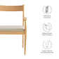 Solara Fabric Wood Dining Armchairs Set of 2 by Modway FredCo