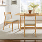 Solara Fabric Wood Dining Side Chairs Set of 2 by Modway FredCo