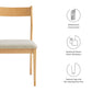 Solara Fabric Wood Dining Side Chairs Set of 2 by Modway FredCo