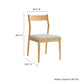 Solara Fabric Wood Dining Side Chairs Set of 2 by Modway FredCo