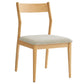 Solara Fabric Wood Dining Side Chairs Set of 2 by Modway FredCo