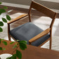 Solara Vegan Leather Wood Dining Armchairs Set of 2 by Modway FredCo