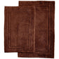 Solid 100% Combed Cotton Non-Skid 2-Piece Bath Rug Set FredCo