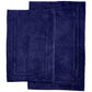 Solid 100% Combed Cotton Non-Skid 2-Piece Bath Rug Set FredCo