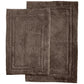 Solid 100% Combed Cotton Non-Skid 2-Piece Bath Rug Set FredCo