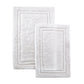 Solid 100% Combed Cotton Non-Skid 2-Piece Bath Rug Set FredCo