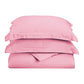 Solid Microfiber Wrinkle-Resistant Duvet Cover and Pillow Sham Set FredCo