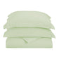 Solid Microfiber Wrinkle-Resistant Duvet Cover and Pillow Sham Set FredCo