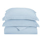 Solid Microfiber Wrinkle-Resistant Duvet Cover and Pillow Sham Set FredCo
