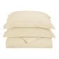 Solid Microfiber Wrinkle-Resistant Duvet Cover and Pillow Sham Set FredCo