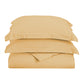 Solid Microfiber Wrinkle-Resistant Duvet Cover and Pillow Sham Set FredCo