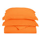 Solid Microfiber Wrinkle-Resistant Duvet Cover and Pillow Sham Set FredCo