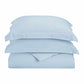 Solid Microfiber Wrinkle-Resistant Duvet Cover and Pillow Sham Set FredCo