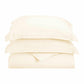 Solid Microfiber Wrinkle-Resistant Duvet Cover and Pillow Sham Set FredCo