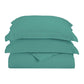 Solid Microfiber Wrinkle-Resistant Duvet Cover and Pillow Sham Set FredCo
