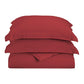Solid Microfiber Wrinkle-Resistant Duvet Cover and Pillow Sham Set FredCo