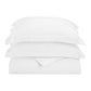 Solid Microfiber Wrinkle-Resistant Duvet Cover and Pillow Sham Set FredCo