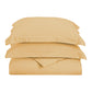 Solid Microfiber Wrinkle-Resistant Duvet Cover and Pillow Sham Set FredCo