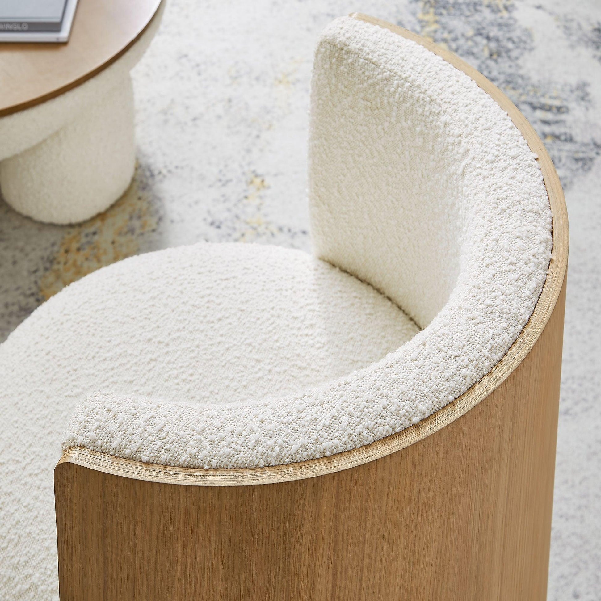 Solis Boucle Accent Chair by Modway FredCo