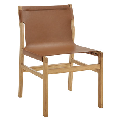 Sonora Leather Dining Side Chair by Modway EEI-7326 FredCo