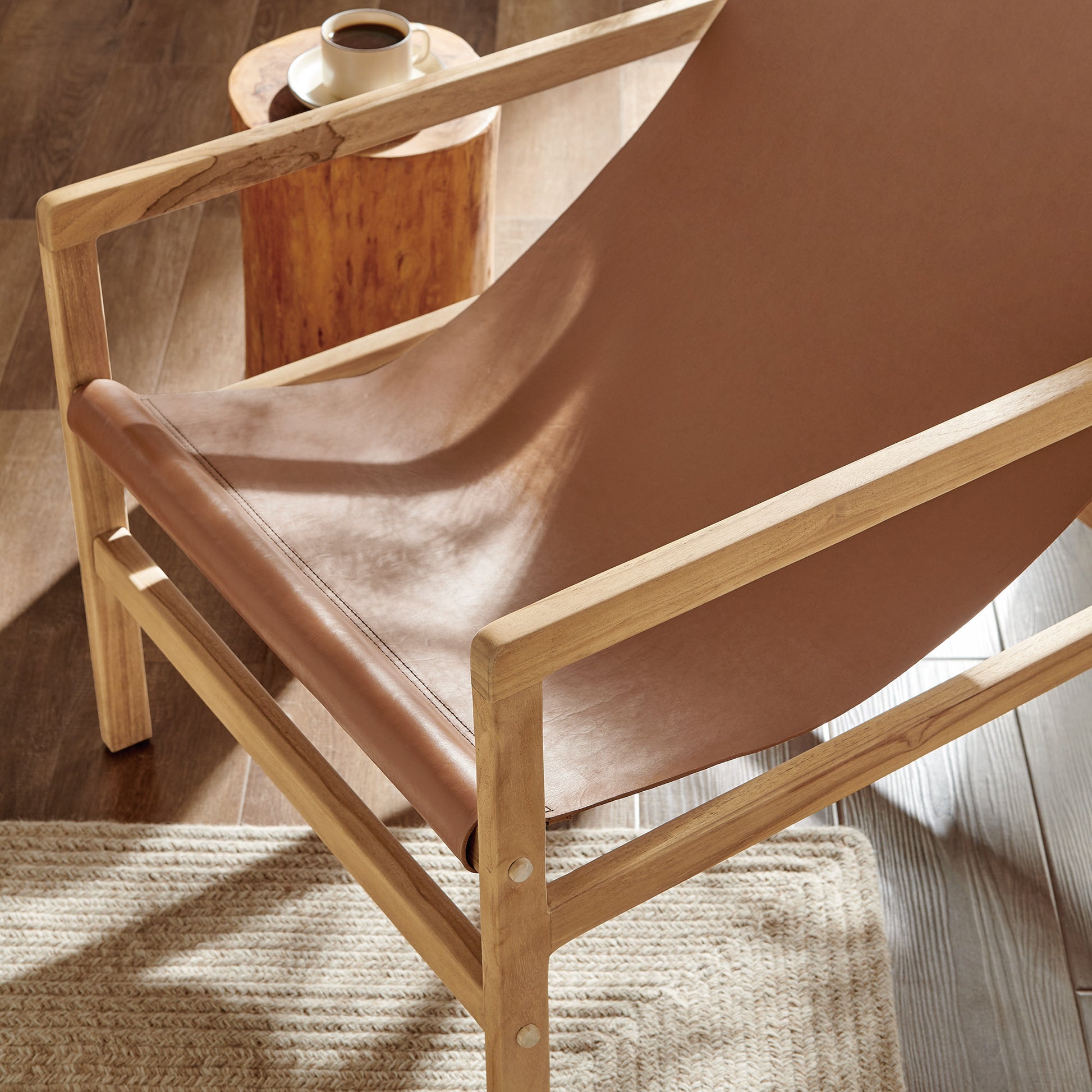 Sonora Leather Sling Chair by Modway EEI-7324 FredCo